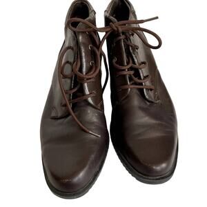 Sporto Size 8M Women's Bootie Brown Leather uppers W2423